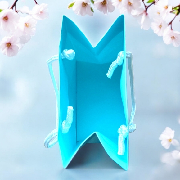 Tiffany & Co. Blue Gift Bag 6"×5"x3" NWOT - Picture 3 of 7